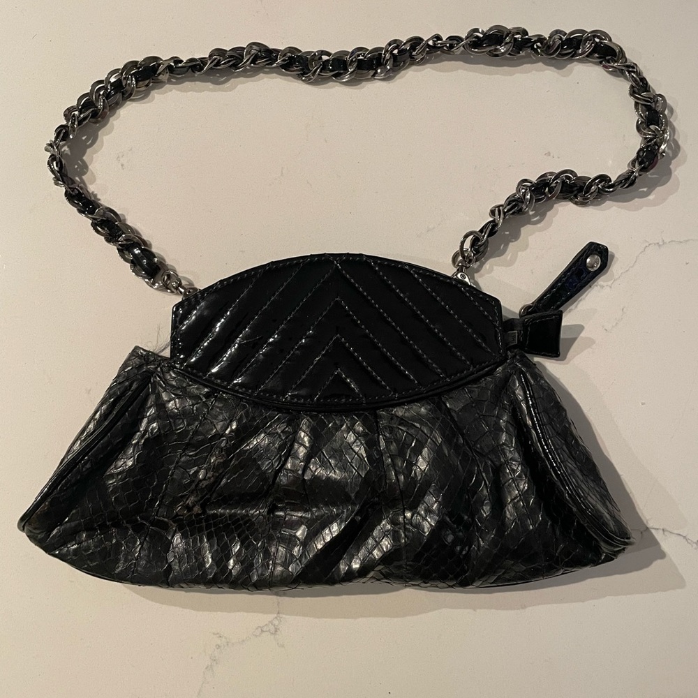 GUC BE&D Black Patent Leather purse